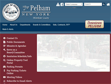 Tablet Screenshot of pelhamgov.com